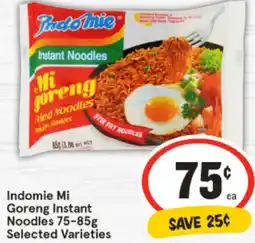 IGA Indomie Mi Goreng Instant Noodles Selected Varieties offer