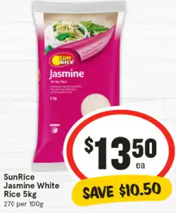 IGA SunRice Jasmine White Rice offer