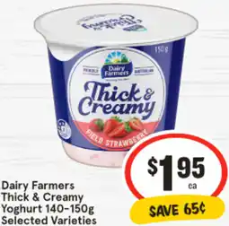 IGA Dairy Farmers Thick & Creamy Yoghurt offer