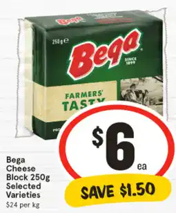 IGA Bega Cheese Block Selected Varieties offer