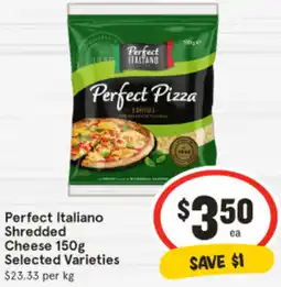 IGA Perfect Italiano Shredded Cheese Selected Varieties offer