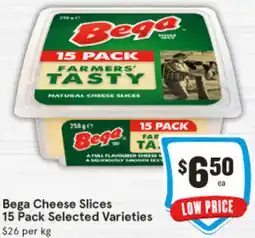IGA Bega Cheese Slices 15 Pack Selected Varieties offer