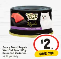 IGA Fancy Feast Royale Wet Cat Food Selected Varieties offer