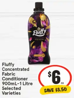 IGA Fluffy Concentrated Fabric Conditioner Selected Varieties offer