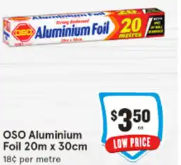 IGA OSO Aluminium Foil 20m x 30cm offer