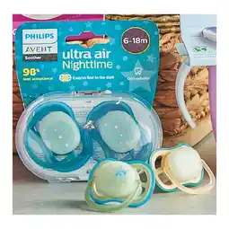 Woolworths Avent Night Time Soother Pk 2 – Assorted offer