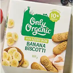 Woolworths Only Organic Biscotti 100g offer