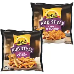 Woolworths McCain Pub Style Chips or Wedges 750g – From the Freezer offer