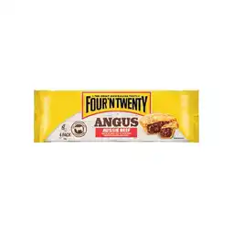 Woolworths Four’N Twenty Angus Pies 700g Pk 4 – From the Freezer offer