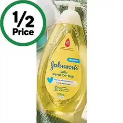 Woolworths Johnson's Top-To-Toe Baby Bath 500ml offer