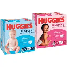Woolworths Huggies Ultra Dry Nappies Pk 60-90 offer