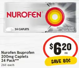 IGA Nurofen Ibuprofen Caplets offer