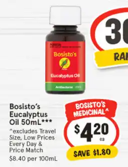 IGA Bosisto's Eucalyptus Oil offer