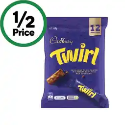 Woolworths Cadbury Sharepack 120-180g offer