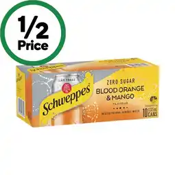 Woolworths Schweppes Infused Mineral Water 10 x 375ml offer