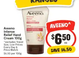 IGA Aveeno Intense Relief Hand Cream offer