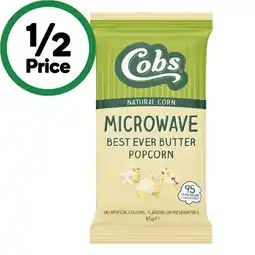 Woolworths Cobs Microwave Popcorn 85g offer