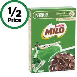 Woolworths Nestle Milo Cereal 330-350g offer