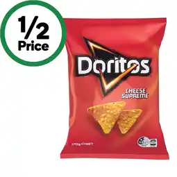 Woolworths Doritos Corn Chips 150-170g offer