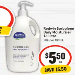 IGA Redwin Sorbolene Daily Moisturiser offer