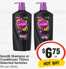 IGA Sunsilk Shampoo or Conditioner Selected Varieties offer