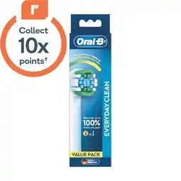 Woolworths Oral-B Everyday Clean Electric Toothbrush Replacement Heads Pk 8 offer