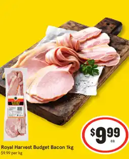 IGA Royal Harvest Budget Bacon offer