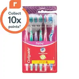 Woolworths Colgate Zig Zag Toothbrush Pk 6 offer