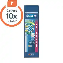 Woolworths Oral-B Floss Action Clean Electric Toothbrush Replacement Heads Pk 3 offer
