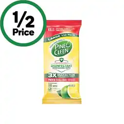Woolworths Pine O Cleen Disinfectant Wipes Pk 110 offer
