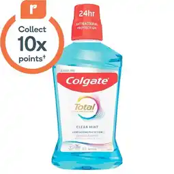 Woolworths Colgate Total Active Prevention Mouthwash Clean Mint 500ml offer