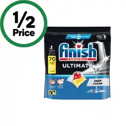 Woolworths Finish Ultimate Dishwasher Tablets Pk 70 offer