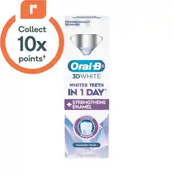 Woolworths Oral-B 3D White Intensive Whitening Diamond Clean Toothpaste 94g offer