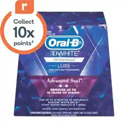 Woolworths Oral-B 3D White Strips Pk 14 offer