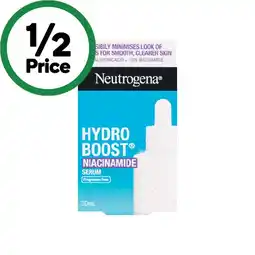 Woolworths Neutrogena Hydro Boost Niacinamide Serum 30ml offer
