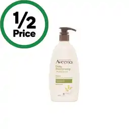 Woolworths Aveeno Daily Moisturising Body Wash 532ml offer