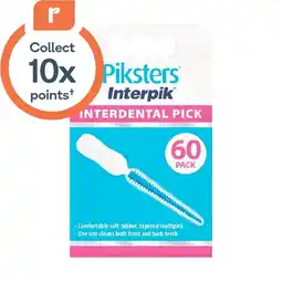 Woolworths Piksters Interpik Interdental Picks Pk 60 offer