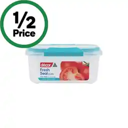 Woolworths Decor Fresh Seal Clips Oblong 1 Litre offer