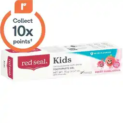 Woolworths Red Seal Kids Gel Berry Bubblicious Toothpaste 70g offer