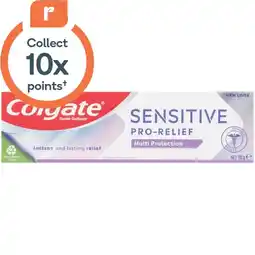 Woolworths Colgate Sensitive Pro-Relief Multi Protection Toothpaste 110g offer