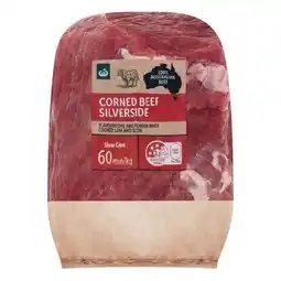 Woolworths Australian Corned Beef Silverside offer