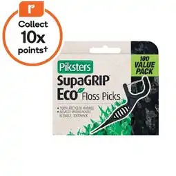 Woolworths Piksters SupaGRIP Eco Floss Picks Pk 100 offer