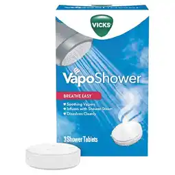 Woolworths Vicks VapoShower Tablets Pk 3 offer