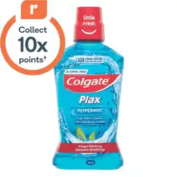 Woolworths Colgate Plax Alcohol Free Mouthwash 500ml offer