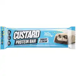 Woolworths Muscle Nation Protein Custard or Cheesecake Bar 50-60g offer