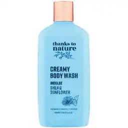 Woolworths Thanks To Nature Creamy Body Wash 500ml offer