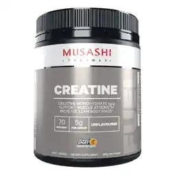 Woolworths Musashi Creatine Unflavoured 350g offer