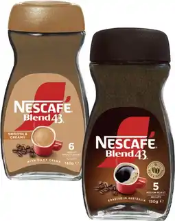 Coles Nescafé Blend 43 140g-150g offer