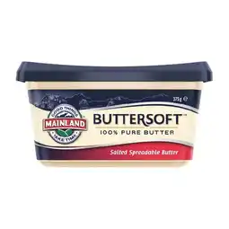 Woolworths Mainland Buttersoft 375g offer