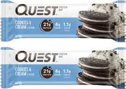 Coles Quest Cookies & Cream Protein Bar 60g offer